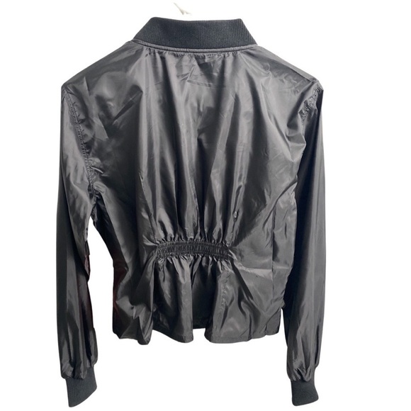 Good American Black Back Short Peplum Jacket Size Small NEW - Picture 4 of 12